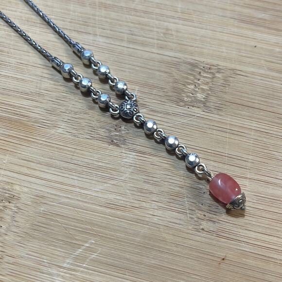 BRIGHTON Y Drop Swarovski Crystal Jeweled Necklace - Picture 6 of 7